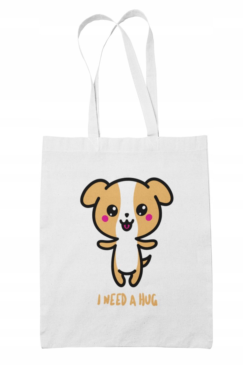 Ekologiczna Eco Torba bawełniana Shopper Piesek