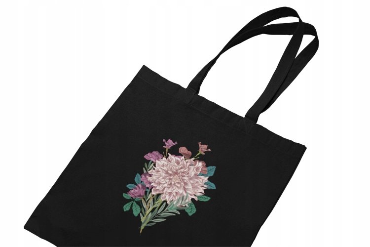 Torba Kwiaty Na Ramię Modny Wzór