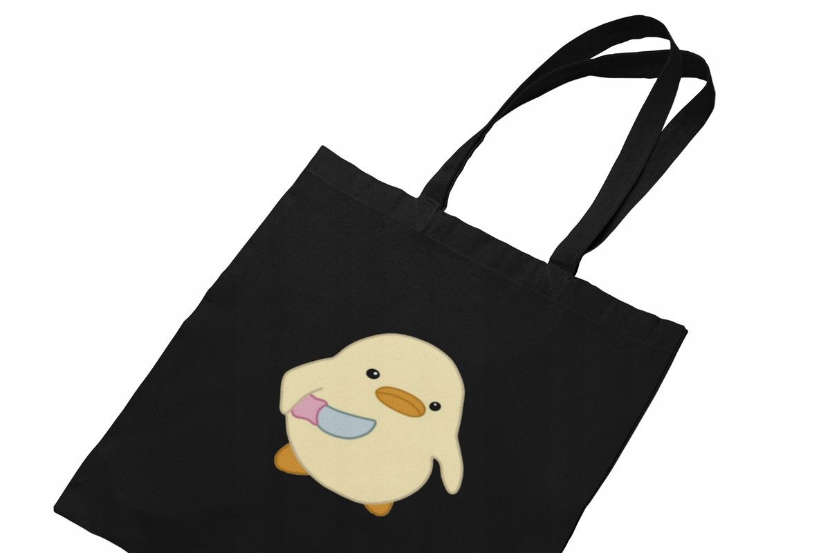 Torba Kaczka Z Nożem, Mem Śmieszny Prezent Eco