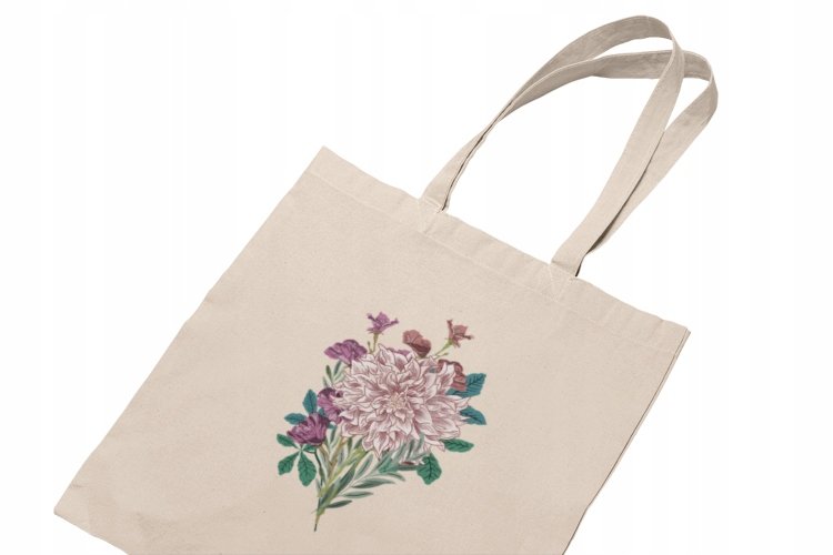 Torba Kwiaty Na Ramię Modny Wzór