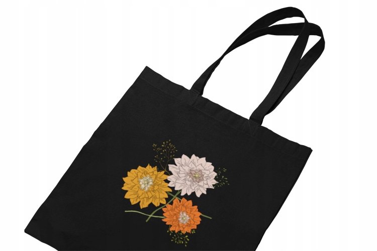 Torba Kwiaty Na Ramię Modny Wzór