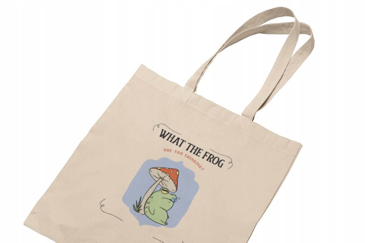 TORBA Shopper Żabka, Żaba Prezent Fana Modne Wzory