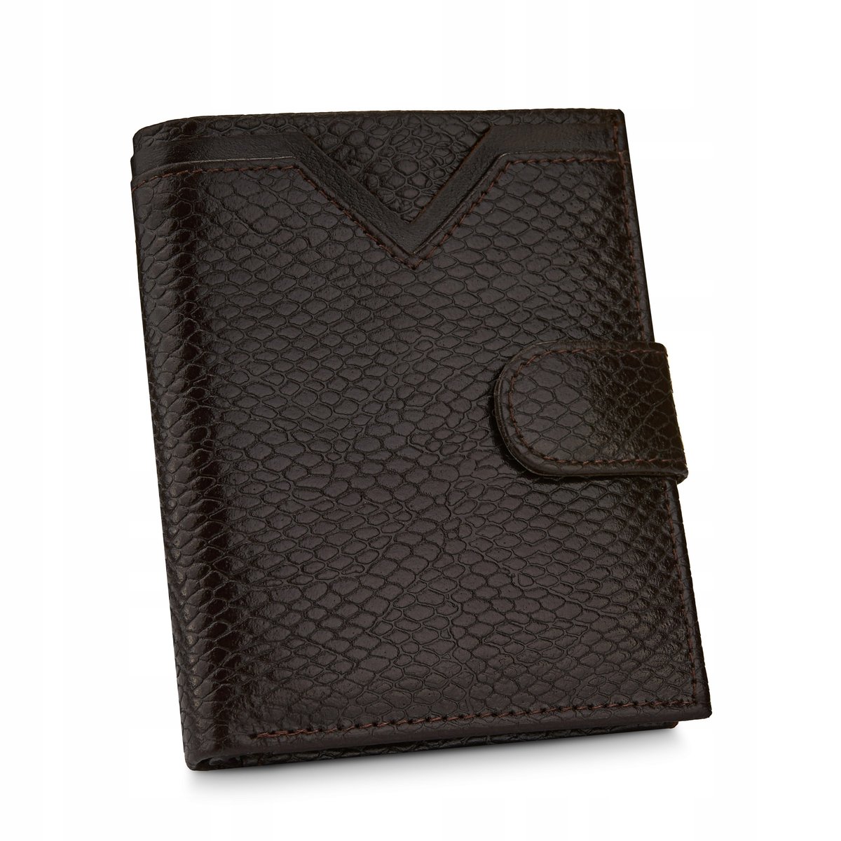 Betlewski, Skórzany portfel, duży, męski, brązowy