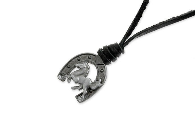 Wisiorek Damski Z Podkową Talizman Amulet