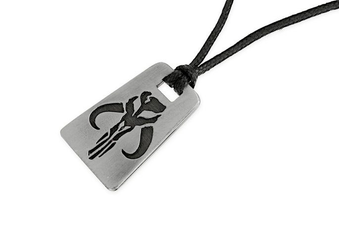 Wisiorek Z Symbolem Mandaloriańskim Czarny