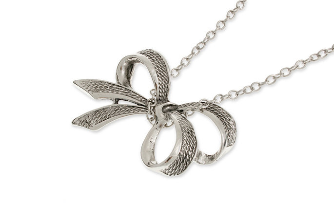 Damski Naszyjnik Z Nowoczesną Kokardą