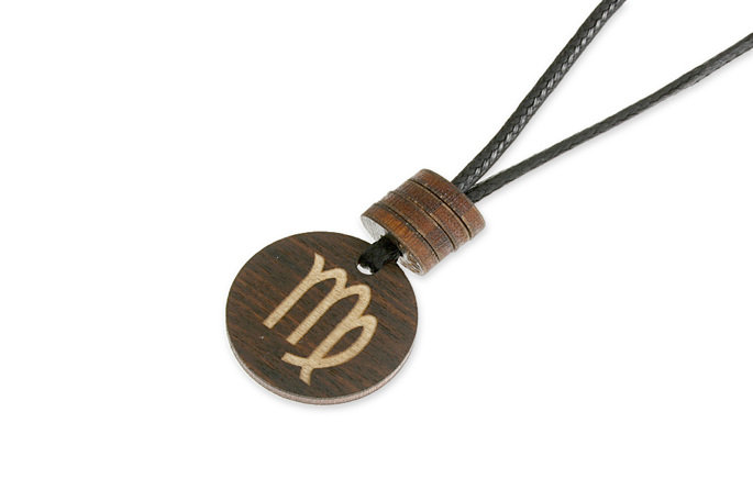 Wisiorek Zodiakalna Panna Regulowany Węzeł