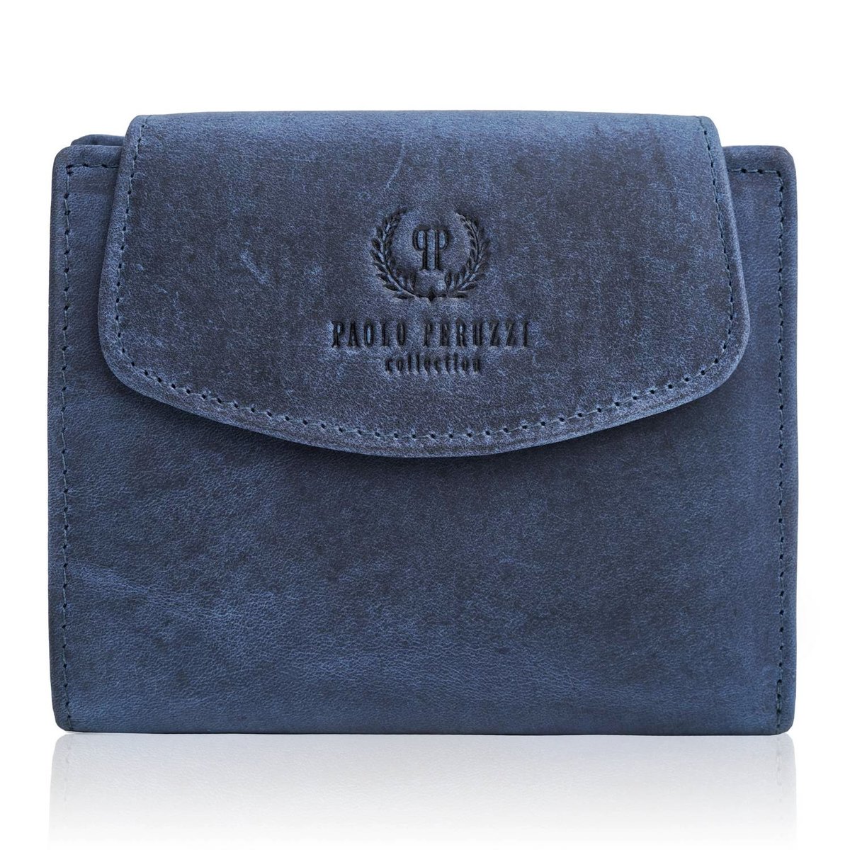 Elegancki skórzany portfel damski rfid paolo peruzzi t-12-db