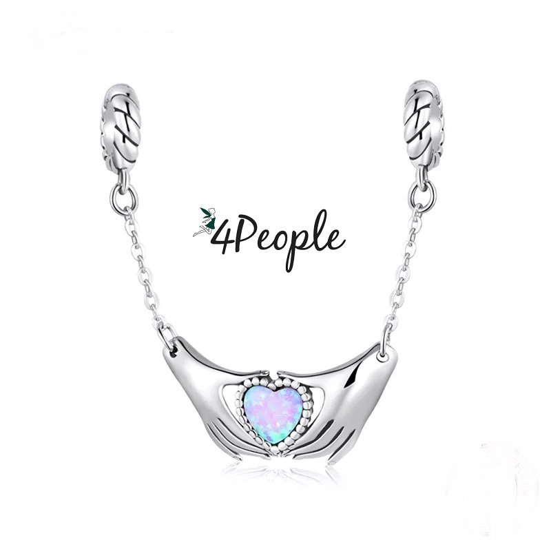 Zawieszka Charms Nieskończoność Żmijka Srebro Dłonie Miłość