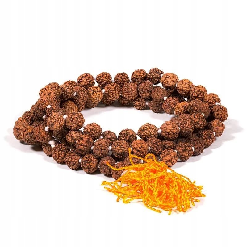 Bransoletka Buddyjska Rudraksha Mala Nasiona