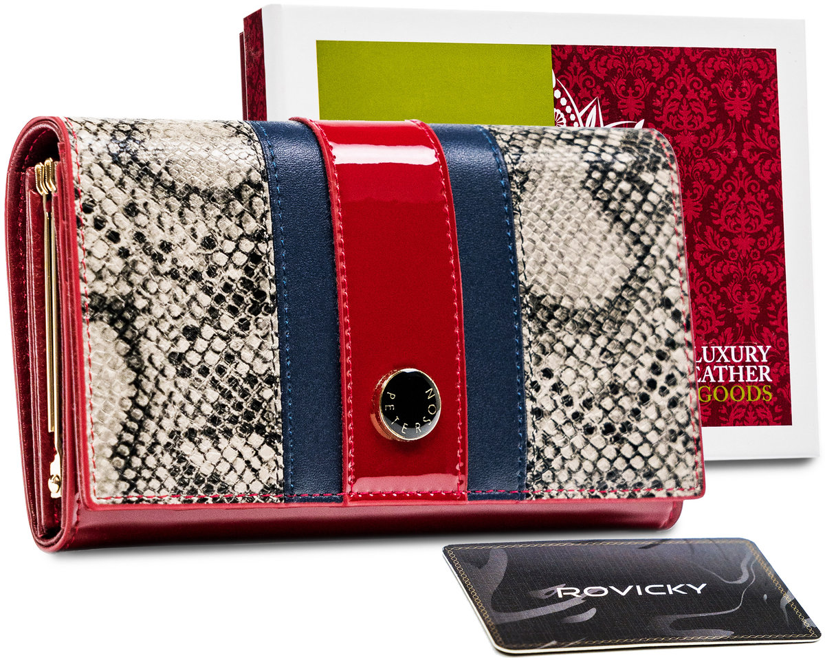 Peterson Portfel Skórzany Ptn St-466-3470 Snake