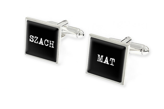 Szach Mat Spinki Mankietowe Męskie