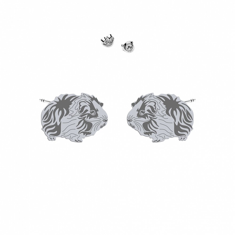 Srebrne Kolczyki Świnka Morska