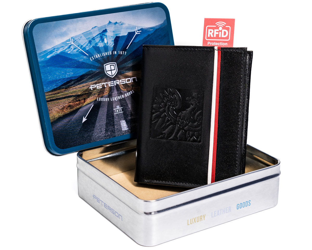 Portfel Skórzany Ptn 303P-02-5583 Black