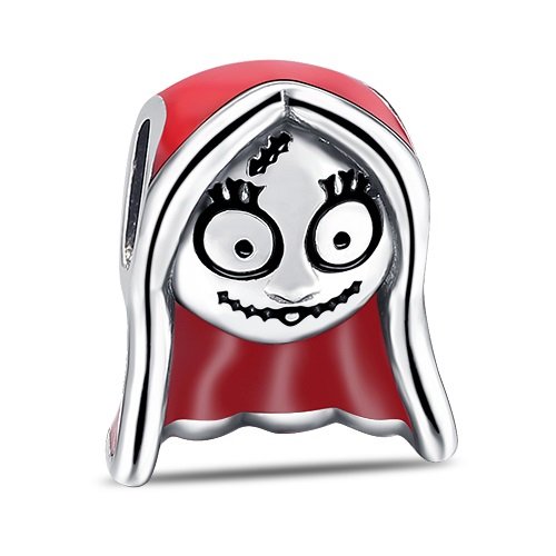 Zawieszka Srebro 925 Charms Koralik Do Pandora Straszna Panna Halloween