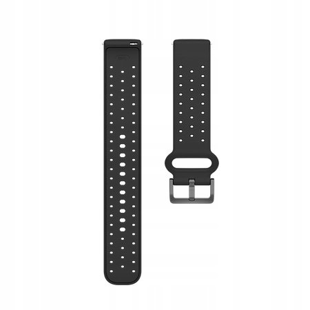 Polar Pasek Silikonowy 20 Mm Czarno-Szary S-L Polar
