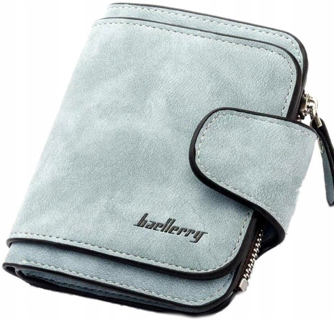 Mały damski portfel portmonetka skórzana skóra