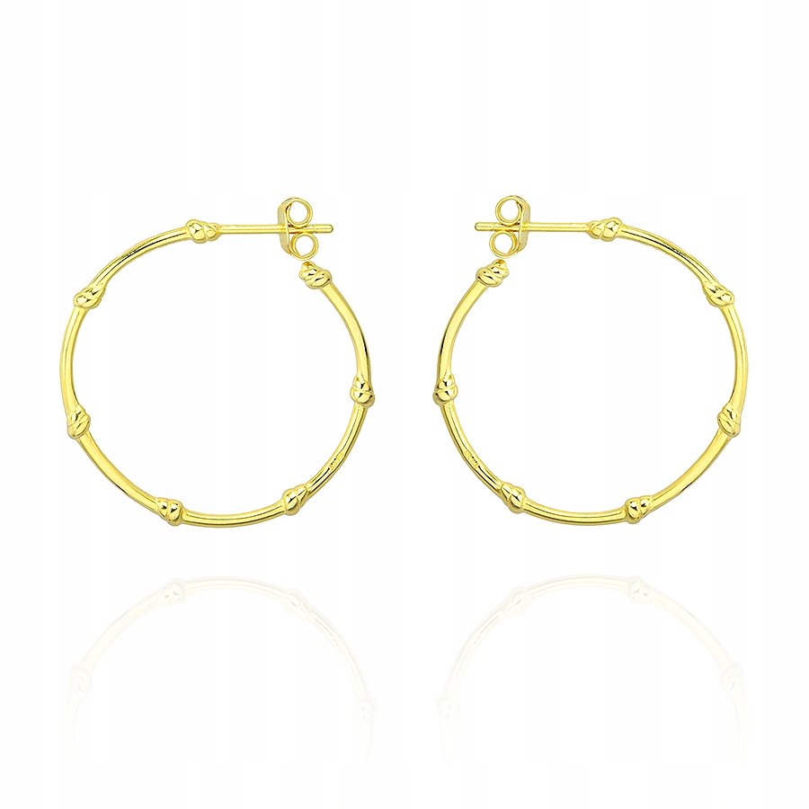 Kolczyki Srebrne Kola Sztyft P.925