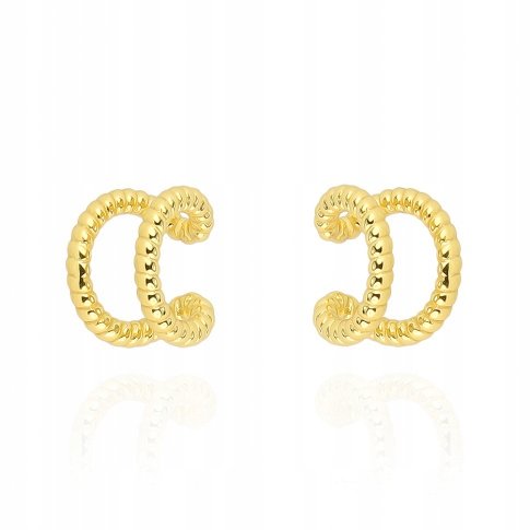 Pozłacane Srebrne Nausznice P 925