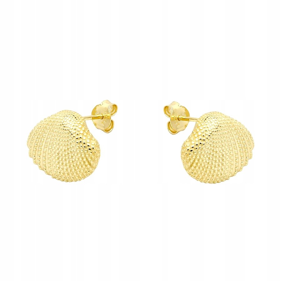 Pozłacane Kolczyki z Muszle P.925