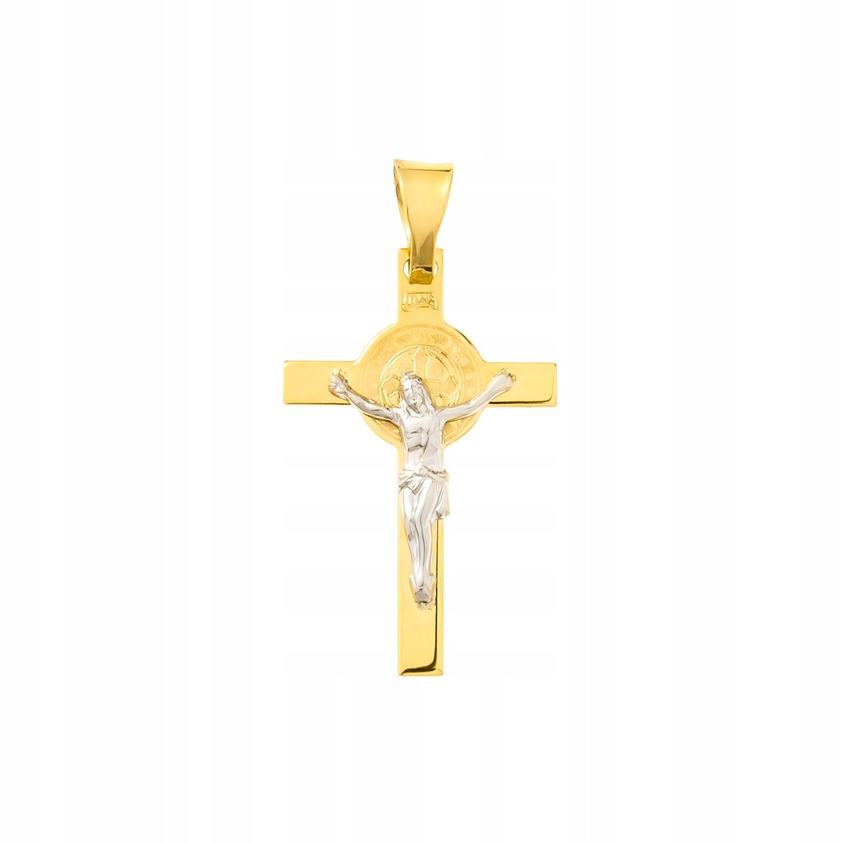 Krzyżyk Katolicki Złoty Zawieszka Pr. 585