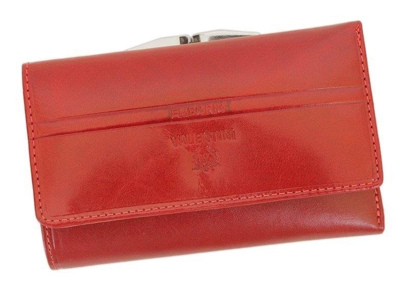 Portfel Damski Skórzany Pellucci 563 Pl10 Czerwony