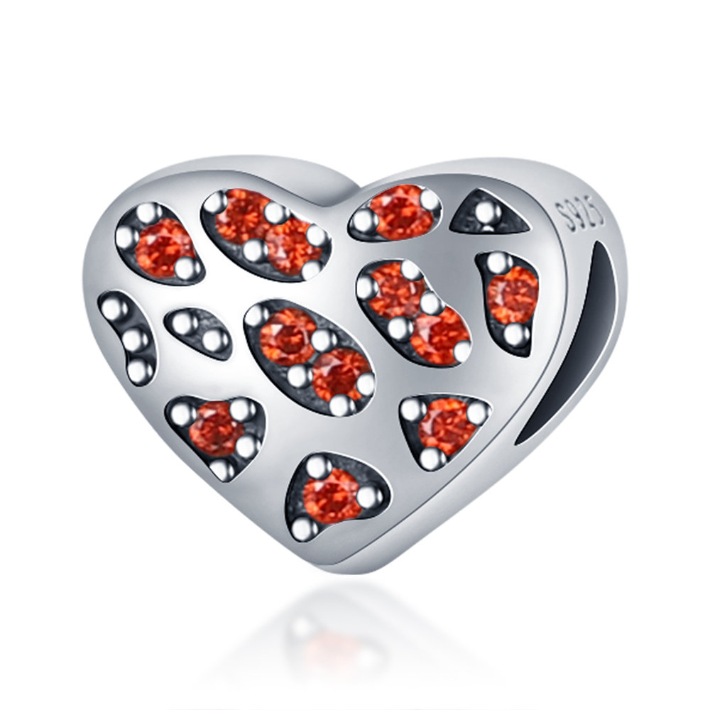 Zawieszka Srebro 925 Charms Koralik Do Pandora Serce