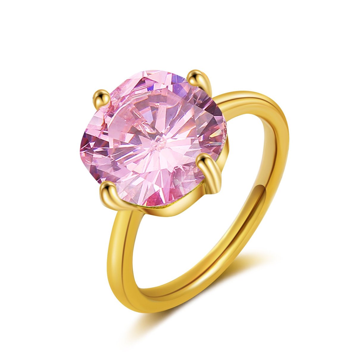 Églantine Pierścionek Pink Quartz