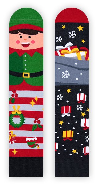 Świąteczne Skarpetki W Elfy - Elfis - 44-46