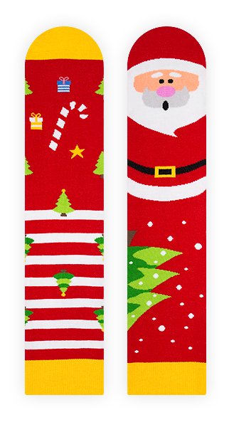 Świąteczne Skarpetki Z Mikołajem - Not So Santa - 40-43