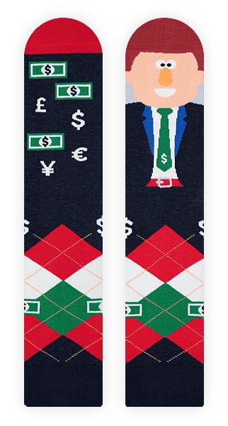 Zabawne Skarpetki W Dolary - Money Maker - 36-39