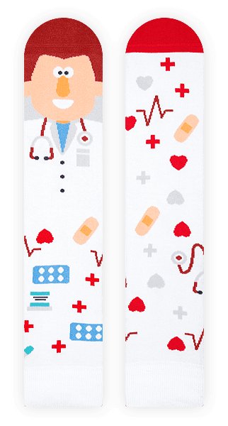 Zabawne Skarpetki Dla Lekarza - Dr Phil Good - 40-43