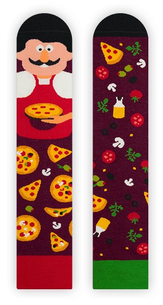 Zabawne Skarpetki Z Pizzą - Giuseppe Eataliano - 36-39