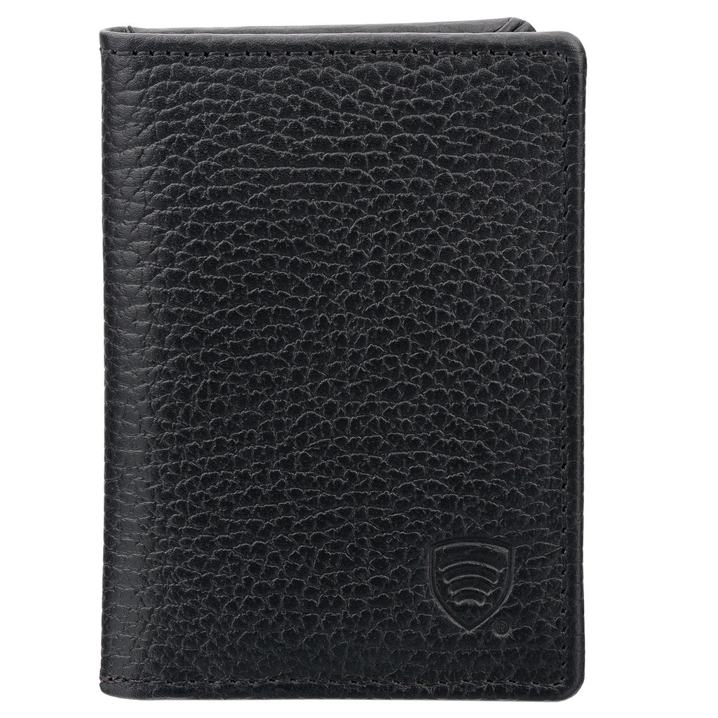 Koruma, Mały Portfel Antyrfid, Czarny Kuk-77Tpebbl