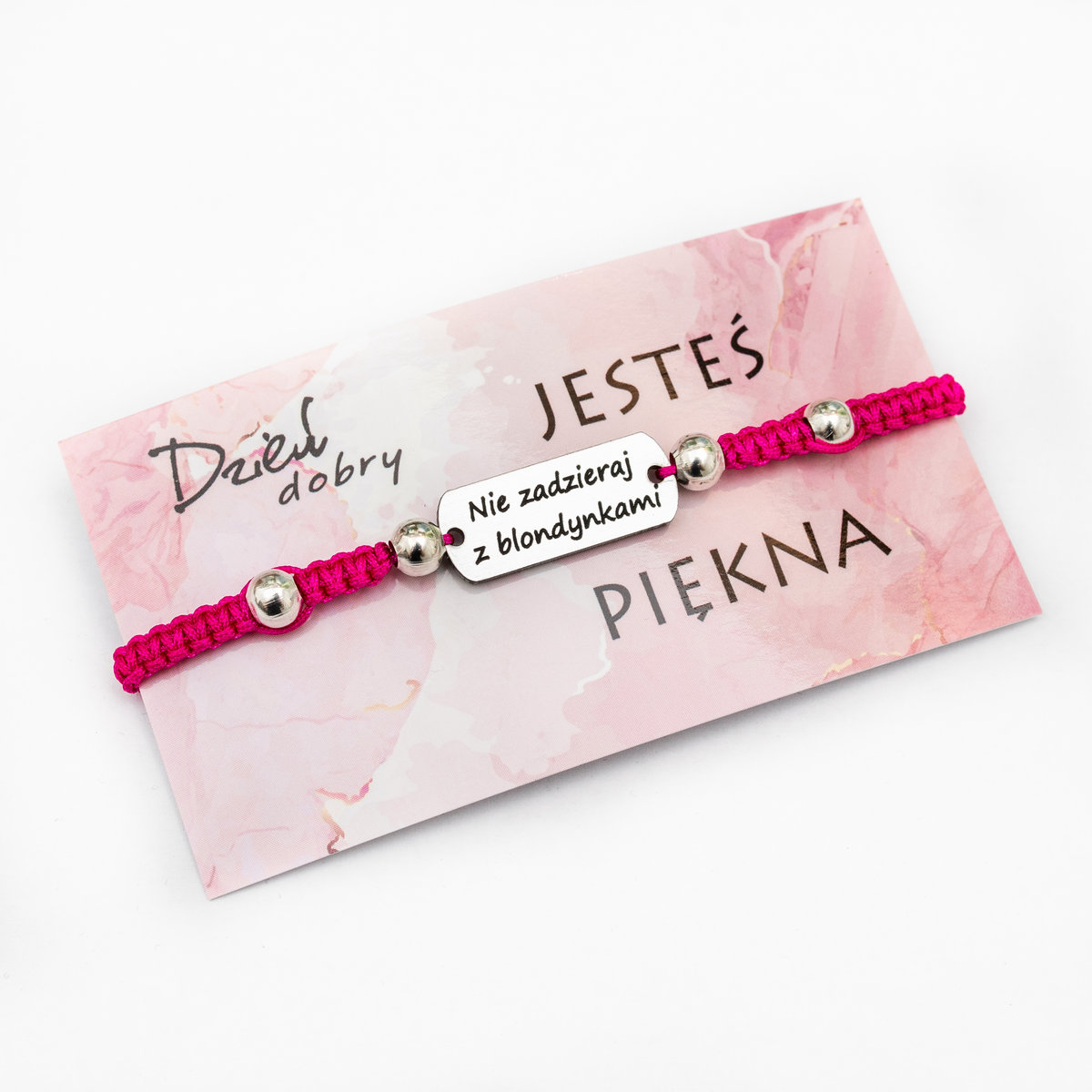 Bransoletka z grawerem 