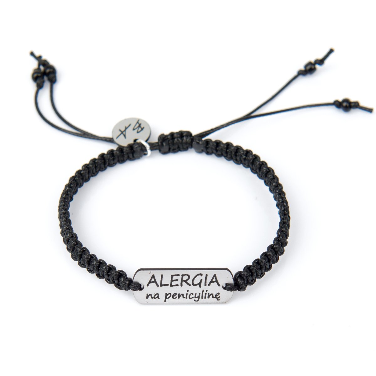Bransoletka informacyjna-medyczna Alergia na penicylinę BA3372