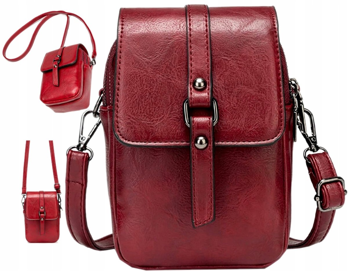 Damska listonoszka Torebka skórzana CROSSBODY boho