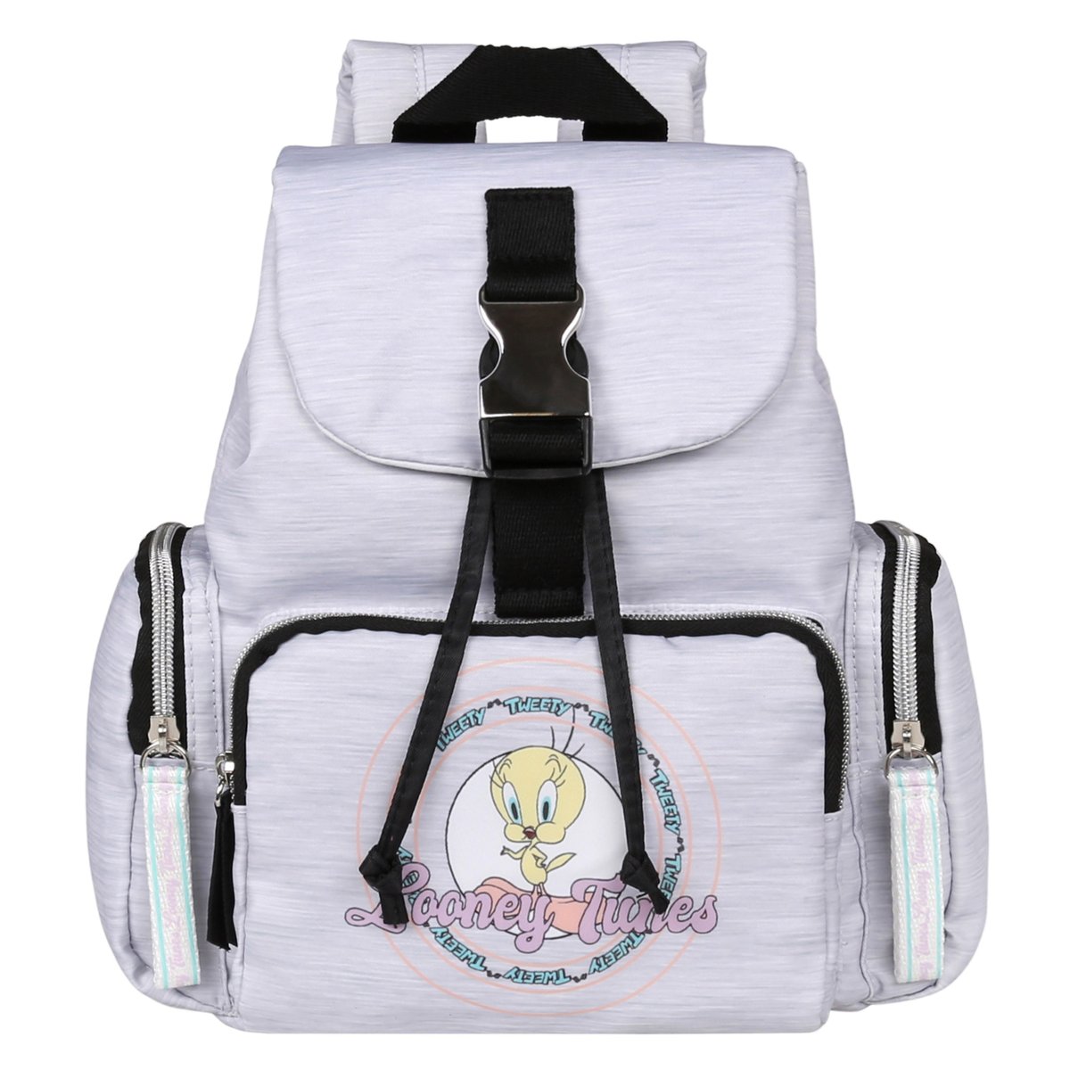 Zwariowane Melodie Tweety melanżowy, mały plecak z kieszonkami Uniwersalny