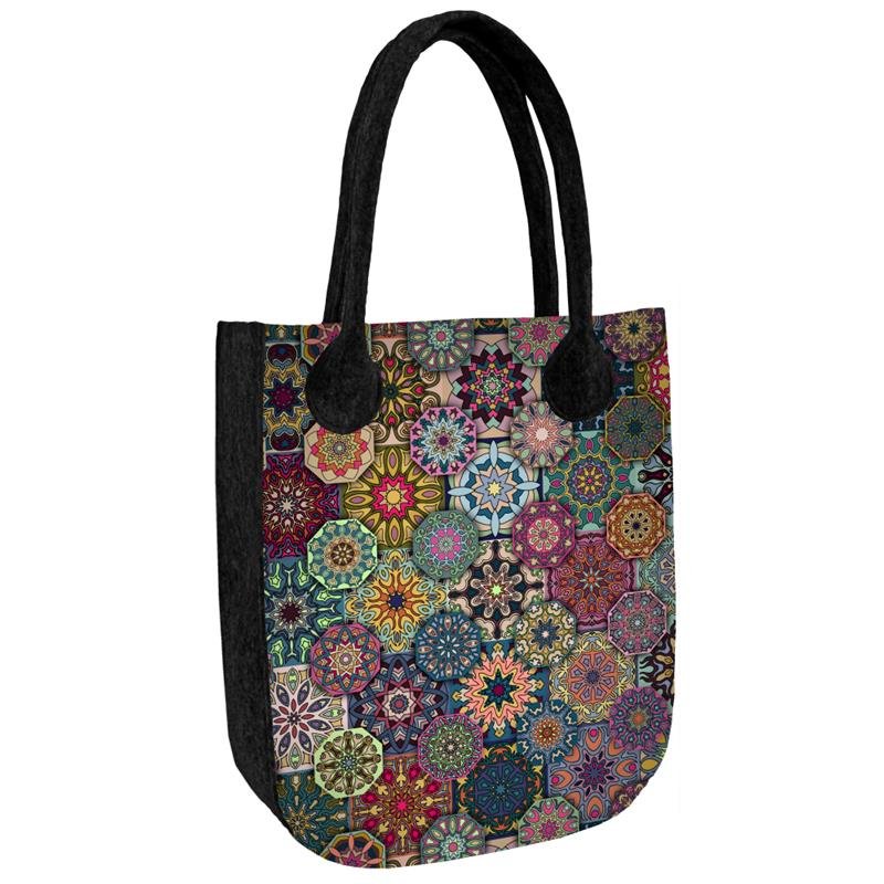 Torba filcowa ciemnoszara City Valencia