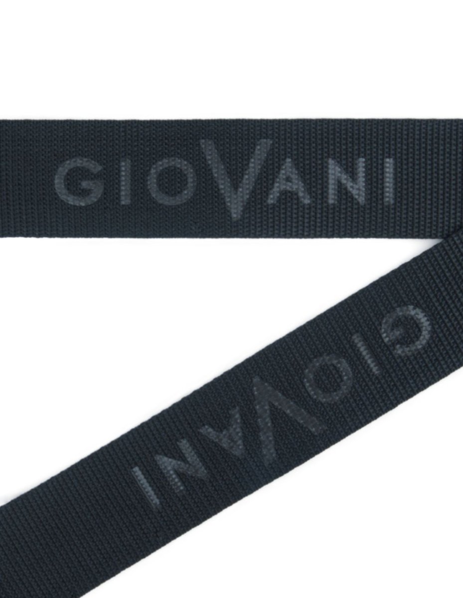 Mała listonoszka z logowanym paskiem Sybil marki Giovani Fioletowy