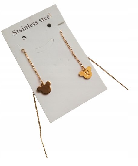 KOLCZYKI WISZĄCE PRZECIĄGANE MYSZKA MIKI MYCKY 316