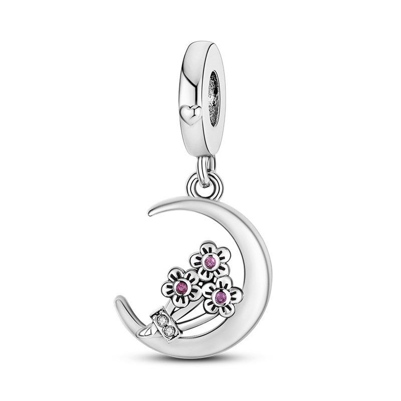 Zawieszka SREBRO 925 Charms koralik do PANDORA Bukiet Kwiatów