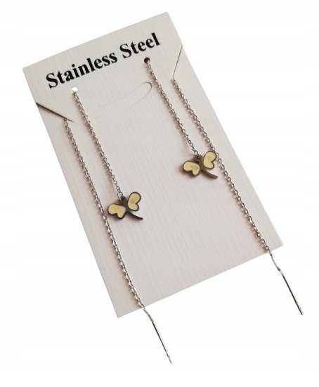 KOLCZYKI WISZĄCE PRZECIĄGANE WAŻKA MASA PERŁOWA