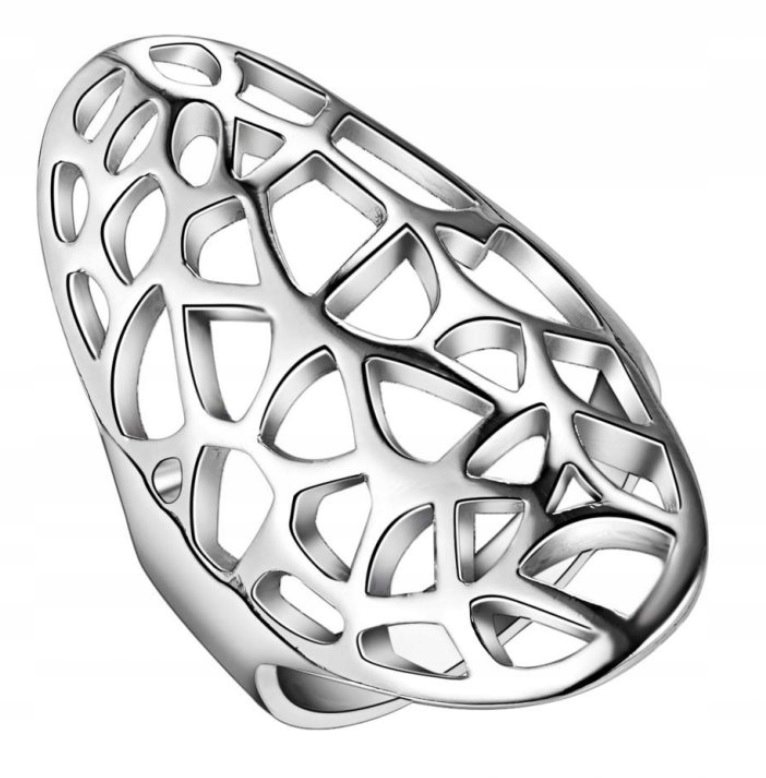 SREBRNY AŻUROWY PIERŚCIONEK DUŻY Pr925! ROZMIAR 13