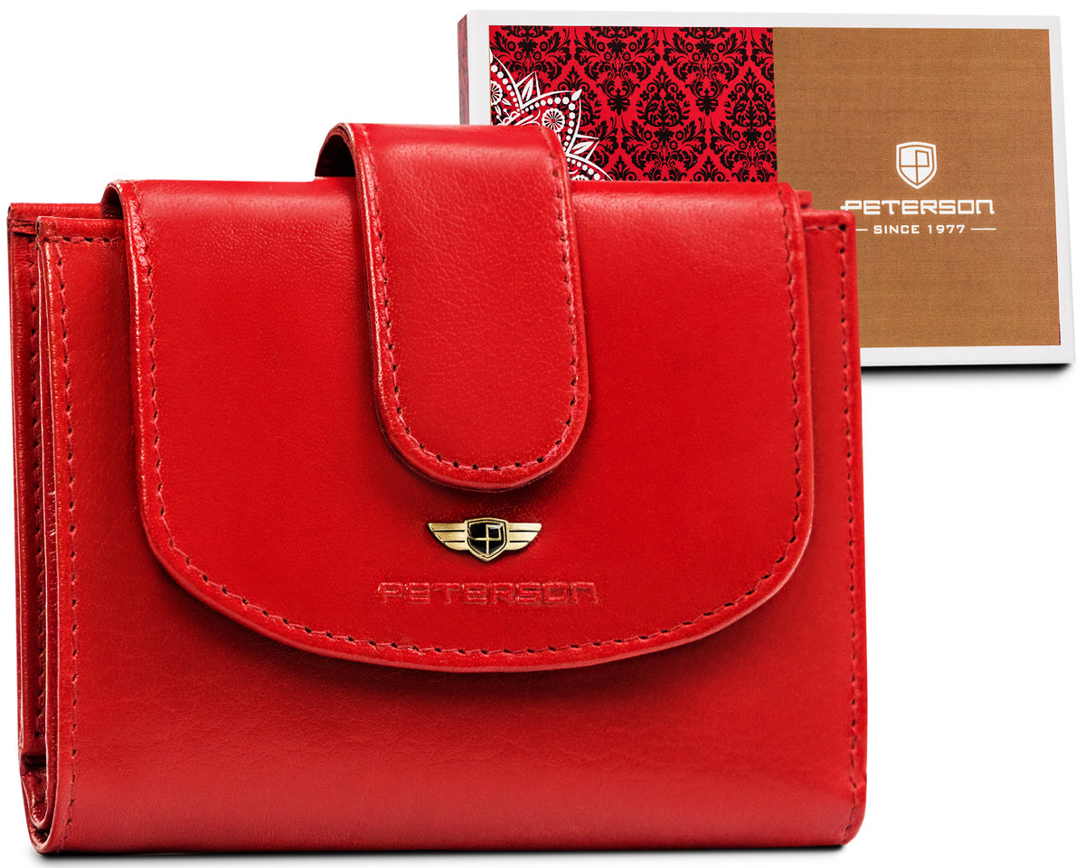 Portfel skórzany PTN 2516-BO-1819 Red