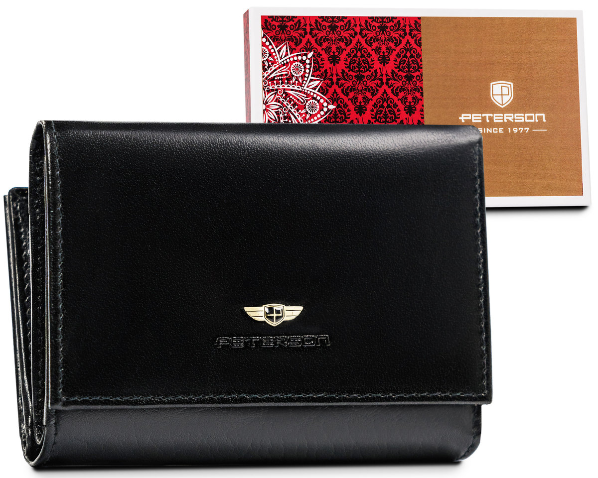 Portfel skórzany PTN 247-BO-1864 Black