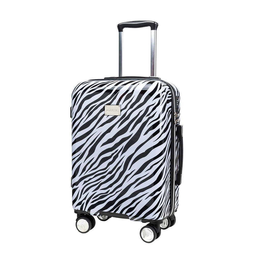 Mała kabinowa walizka PUCCINI BEVERLY HILLS ABS015C 10 Zebra