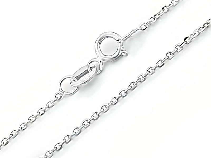 Srebrny łańcuszek 925 silny splot ankier 50cm
