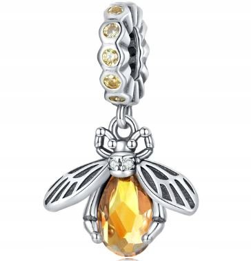charms pszczoła pszczółka srebro 925