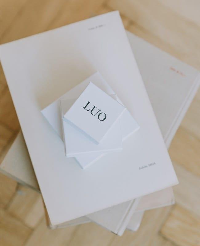 Kolczyki srebrne pozłacane z księżycami i kryształkami